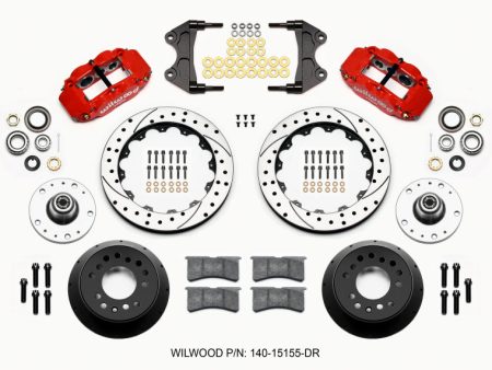 Wilwood Narrow Superlite 6R Front Hub Kit 12.88in Drill Red WWE ProSpindle (5x4.75in 5x5.00in Hub) Fashion