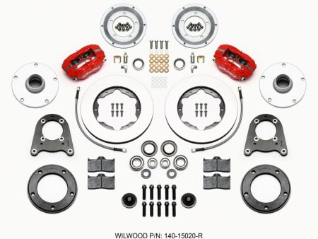 Wilwood Forged Dynalite-M Front Kit 10.75in Red 1950-1955 MG-TD TF Online now