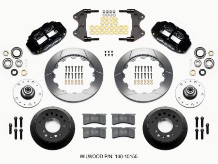 Wilwood Narrow Superlite 6R Front Hub Kit 12.88in WWE ProSpindle (5x4.75in 5x5.00in Hub) Online Hot Sale